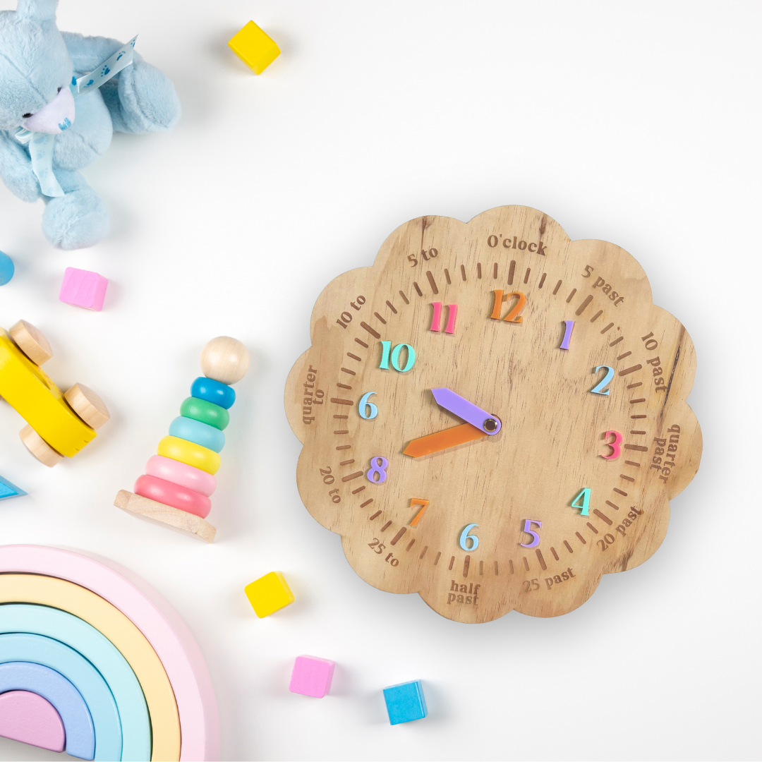 Pastel Interactive Clock