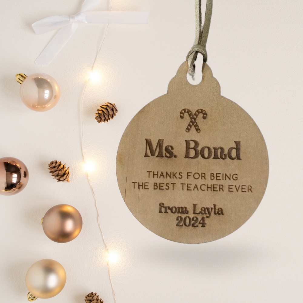 Best Teacher Bauble