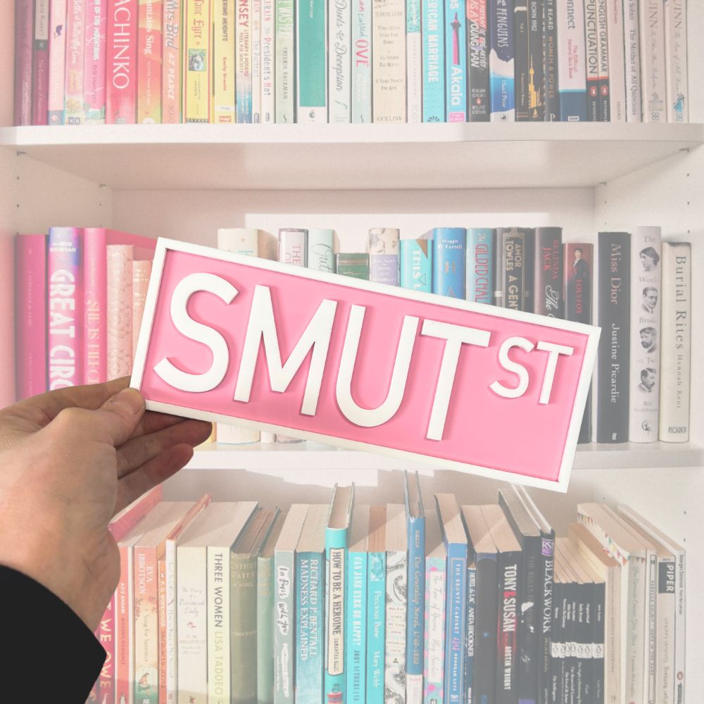 Bubblegum Bookshelf Sign