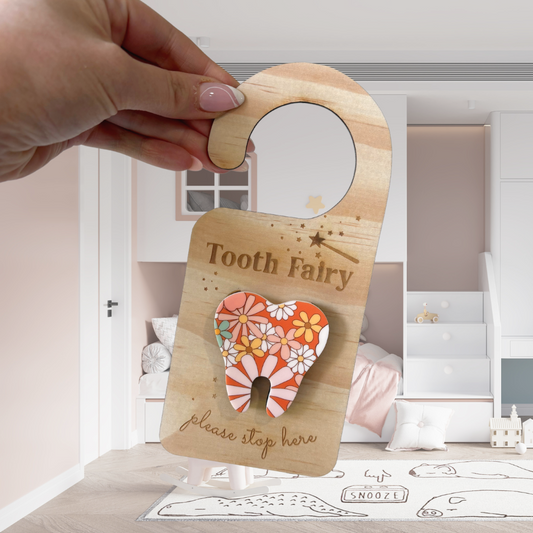 *Limited Edition* Groovy Tooth Fairy Door Hanger