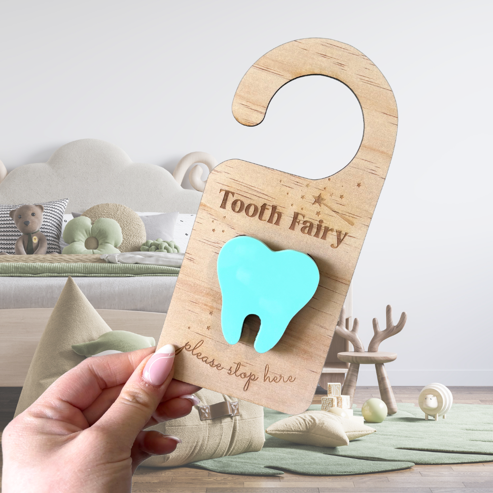 Bubblegum Tooth Fairy Door Hanger