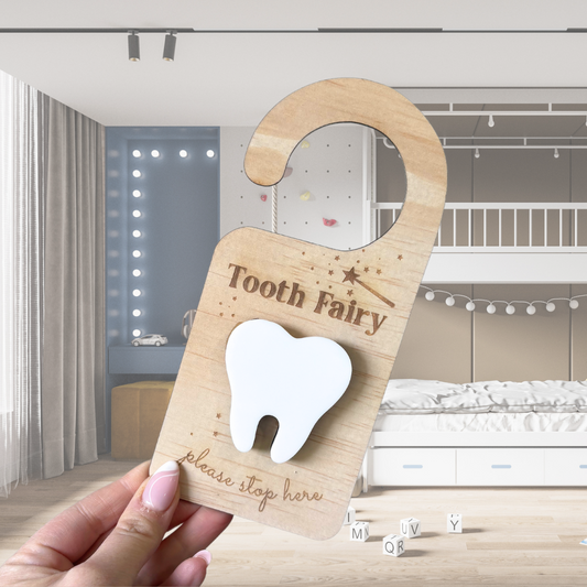 Pearl Tooth Fairy Door Hanger