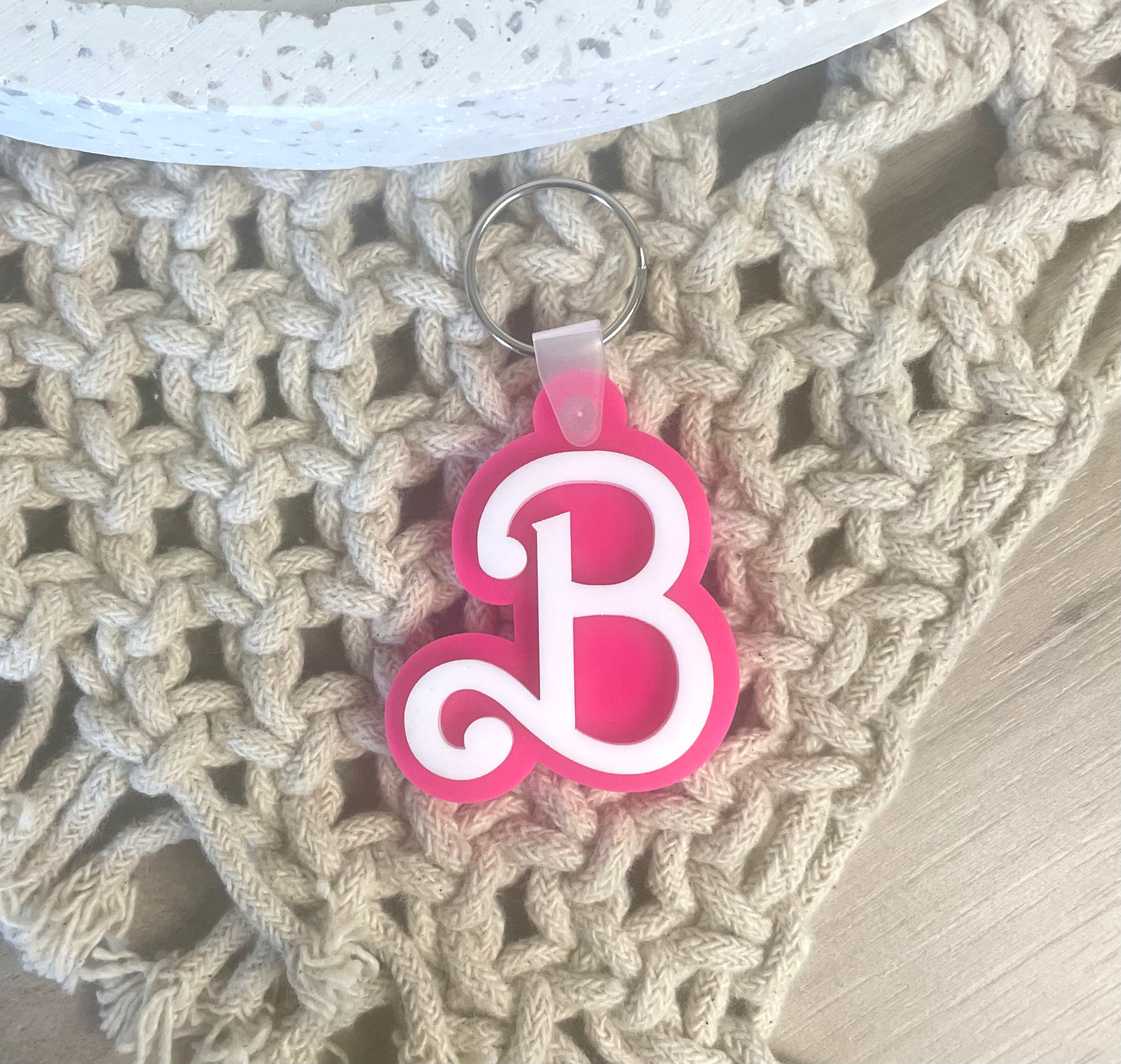 Dreamhouse Letter Keychain