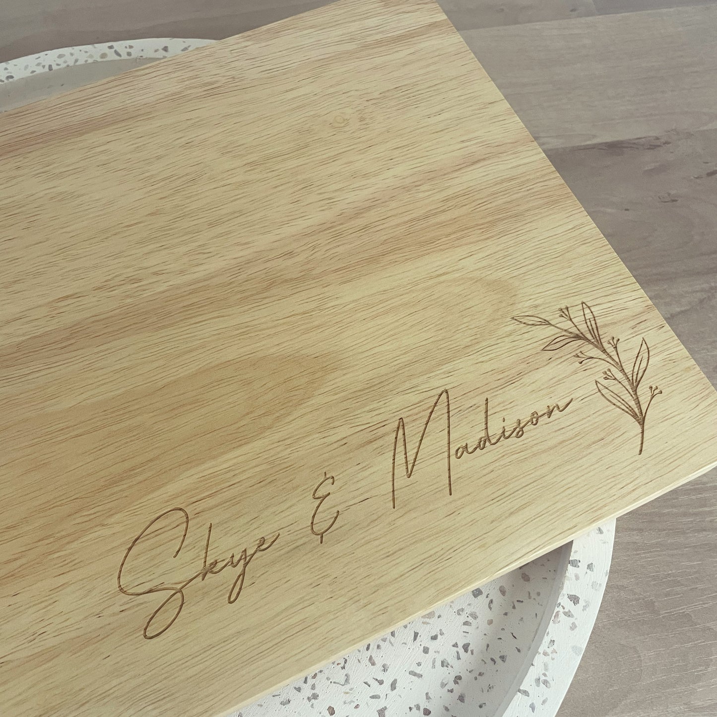 Corner Engraved Chopping Board