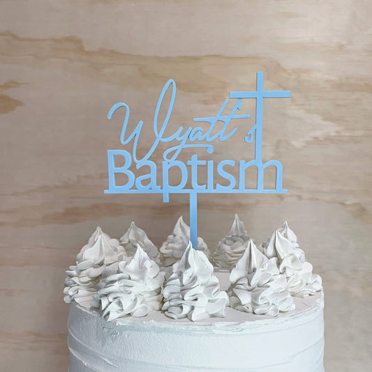 Baptism Topper