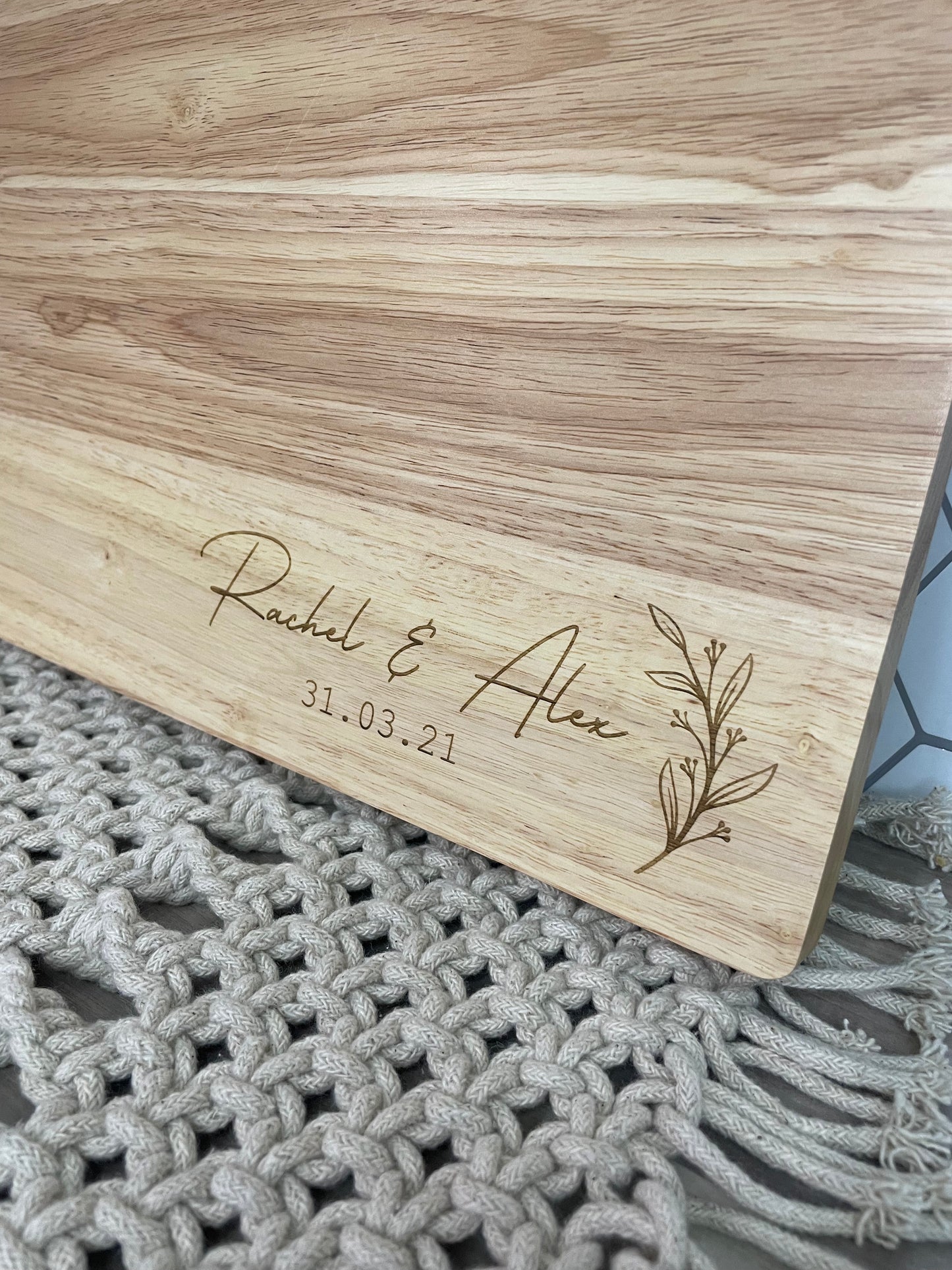 Corner Engraved Chopping Board