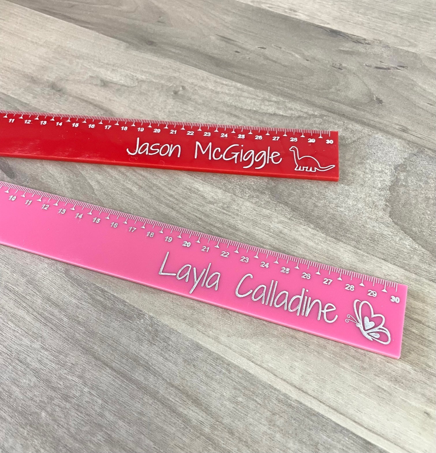 Personalised Ruler 30cm – The Etch Aesthetic