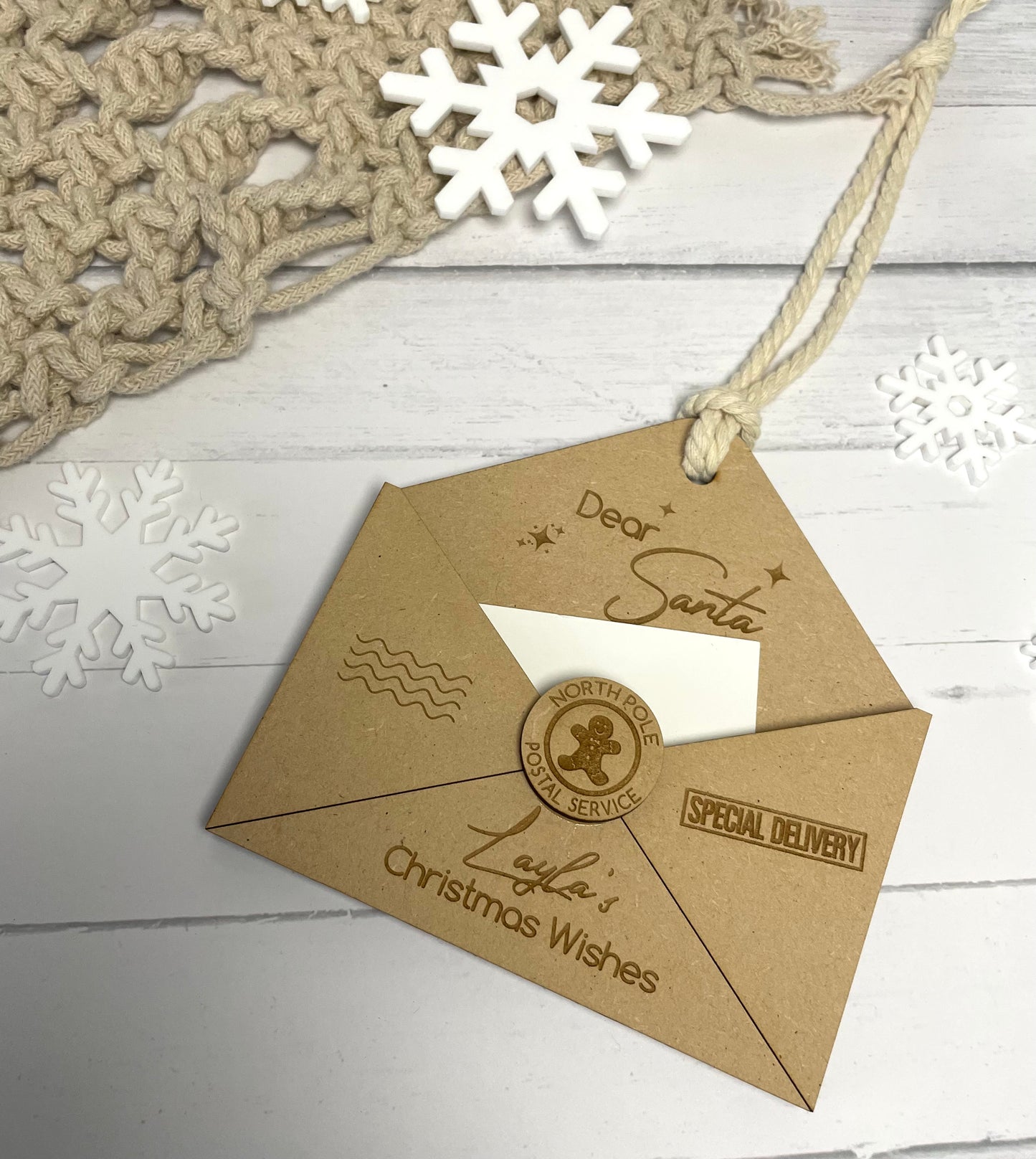 Letter to Santa Ornament