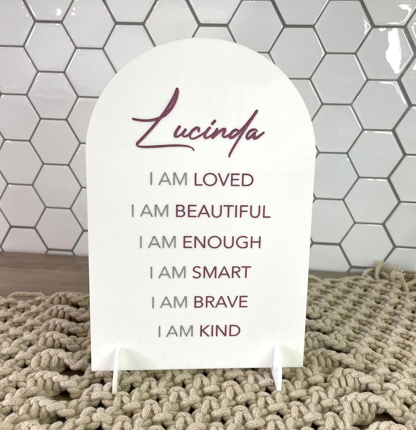 Affirmation Plaque Design 2