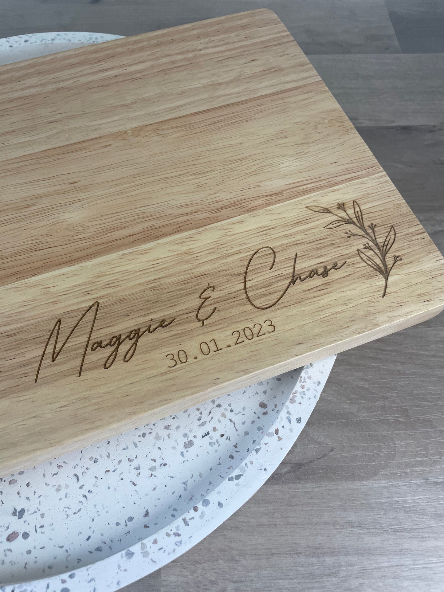 Corner Engraved Chopping Board