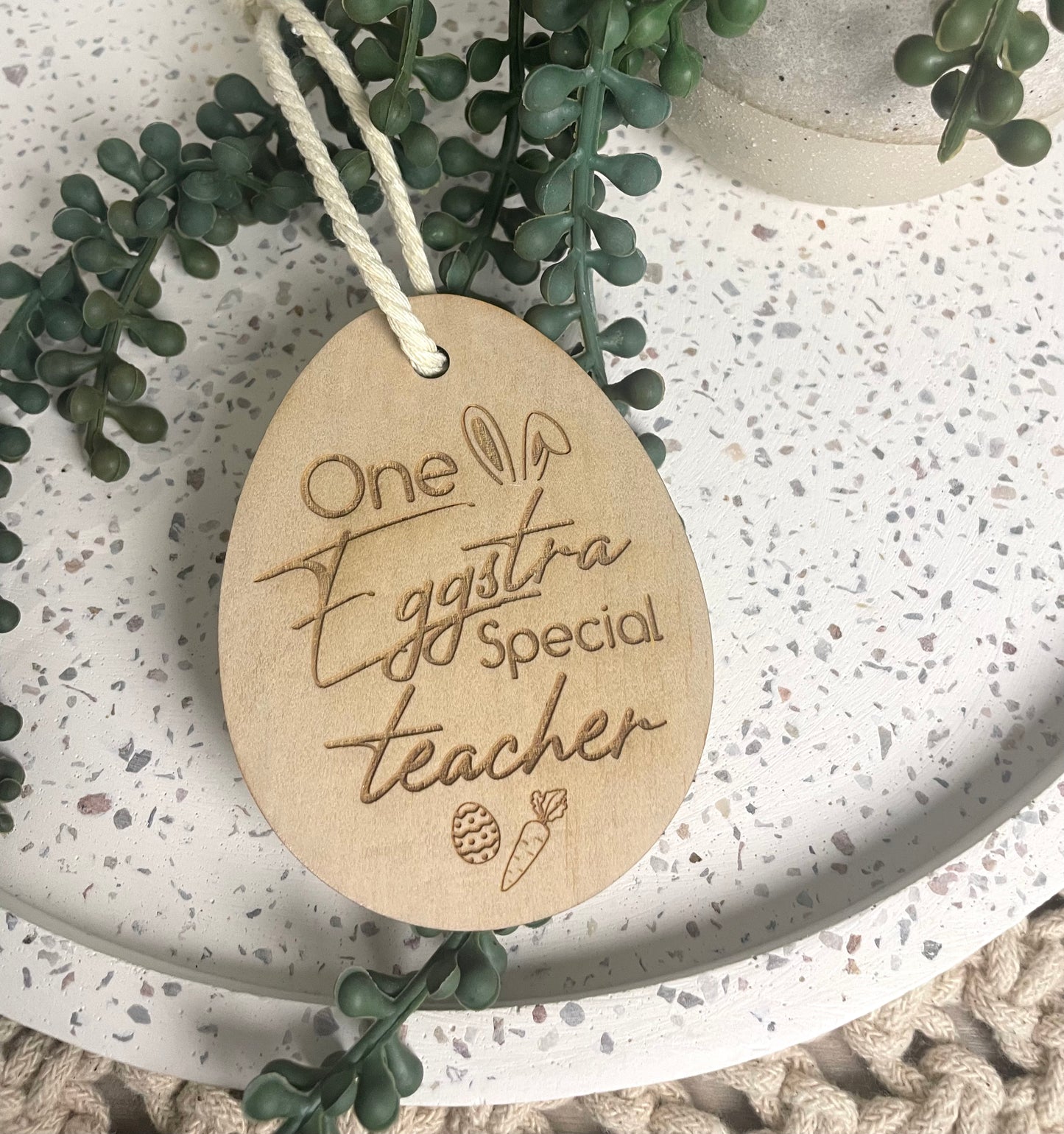 Teacher Easter Tag