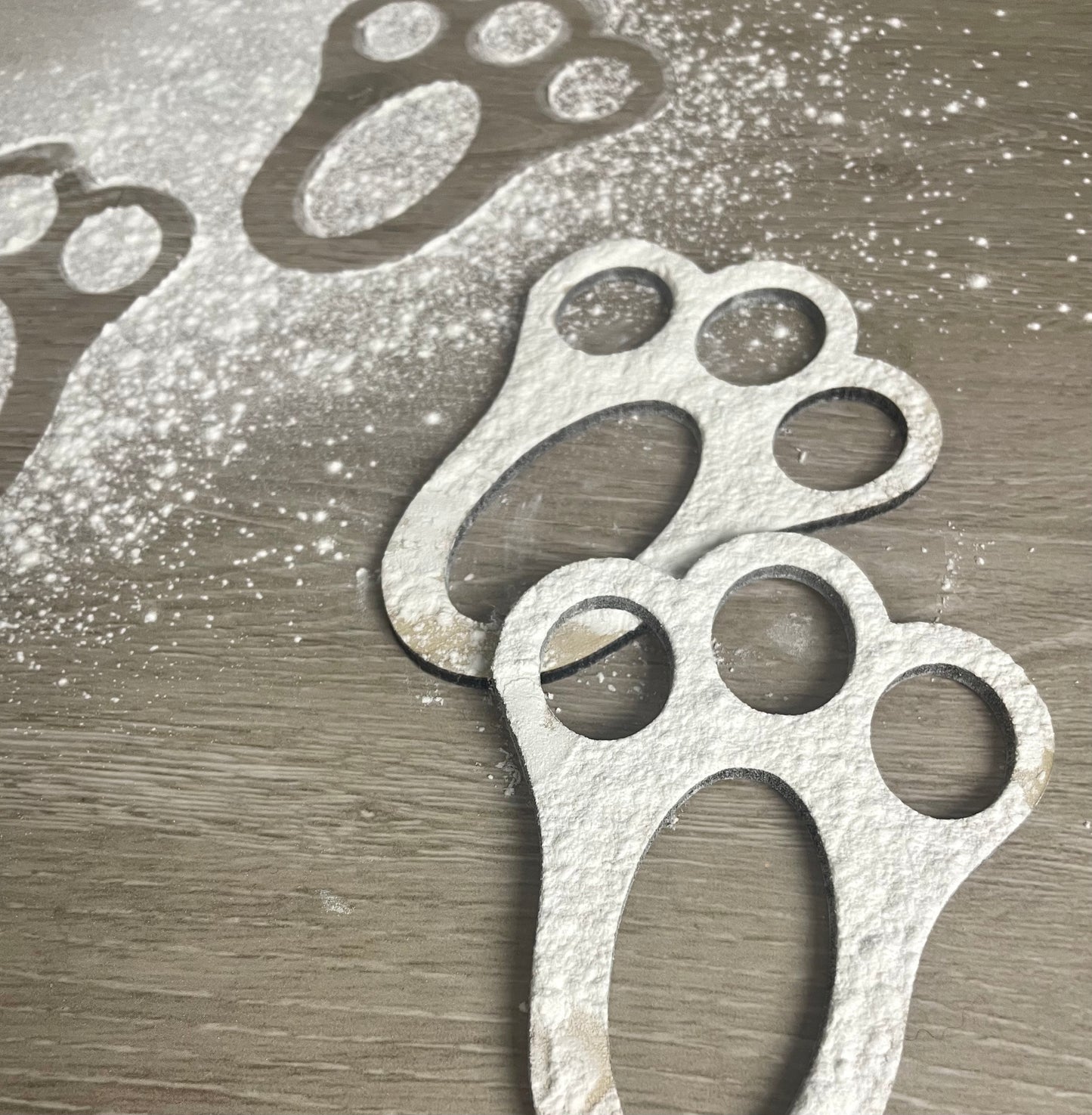 Bunny Footprint Stencils