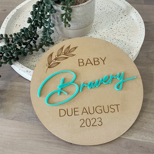 Pregnancy Announcement Disc